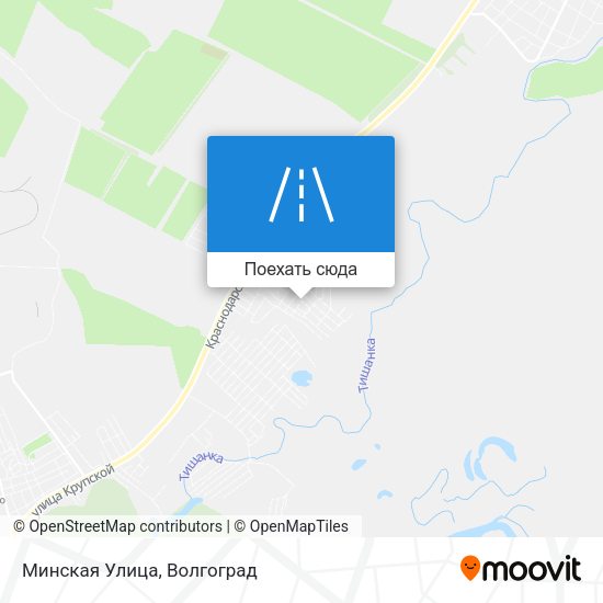 Карта Минская Улица