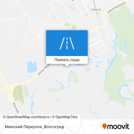 Карта Минский Переулок