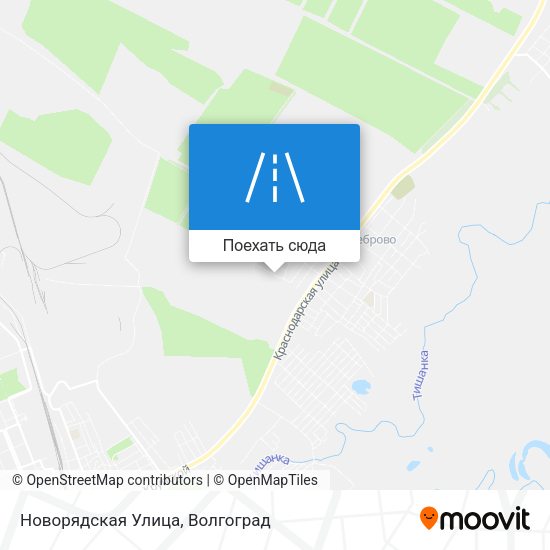 Карта Новорядская Улица