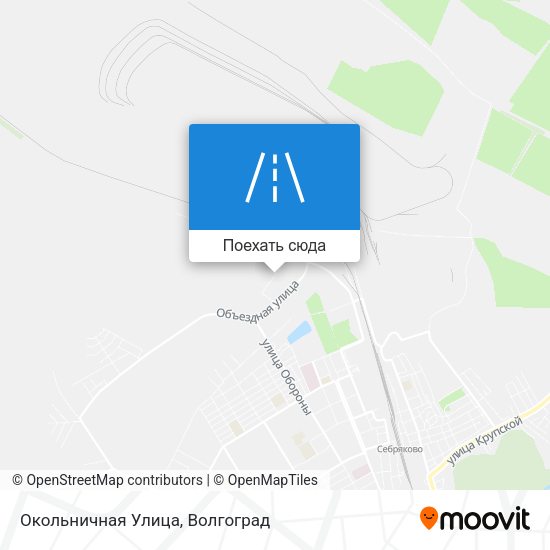 Карта Окольничная Улица