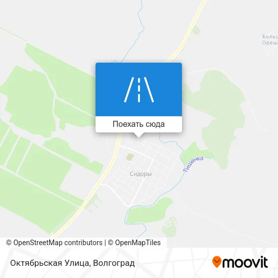 Карта Октябрьская Улица