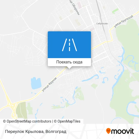 Карта Переулок Крылова