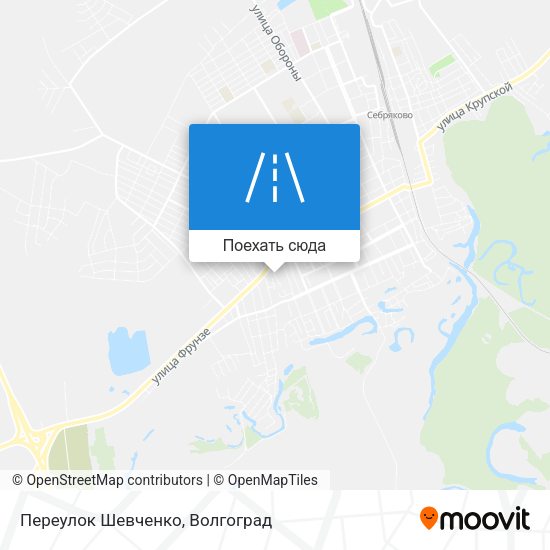 Карта Переулок Шевченко