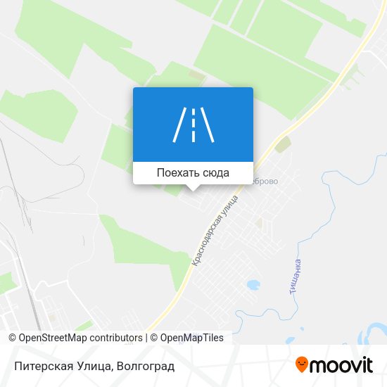Карта Питерская Улица