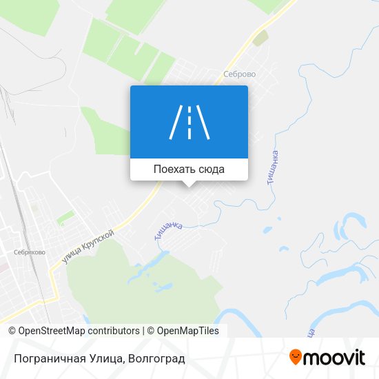 Карта Пограничная Улица
