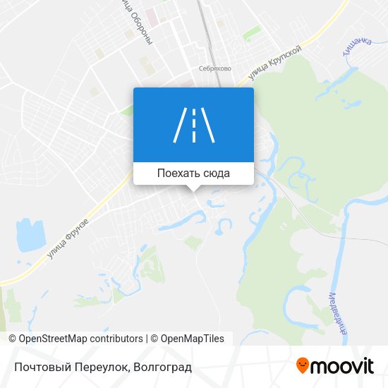Карта Почтовый Переулок