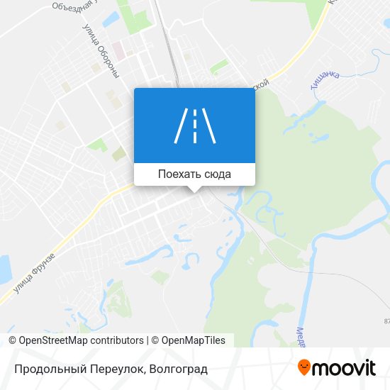 Карта Продольный Переулок