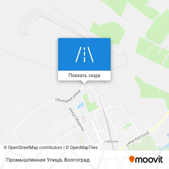 Карта Промышленная Улица
