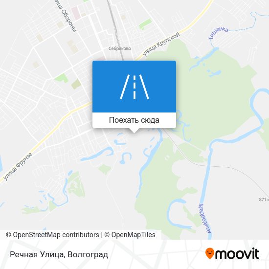 Карта Речная Улица