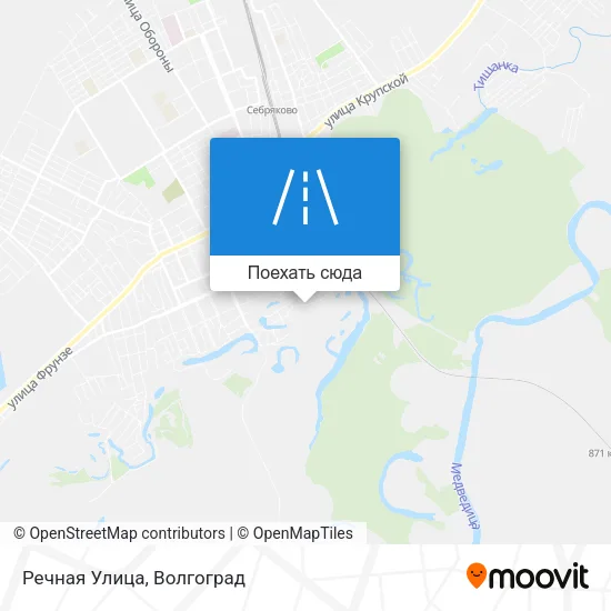 Карта Речная Улица
