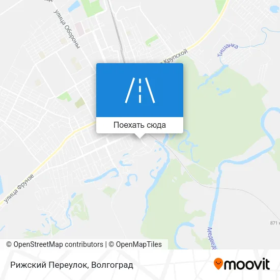 Карта Рижский Переулок