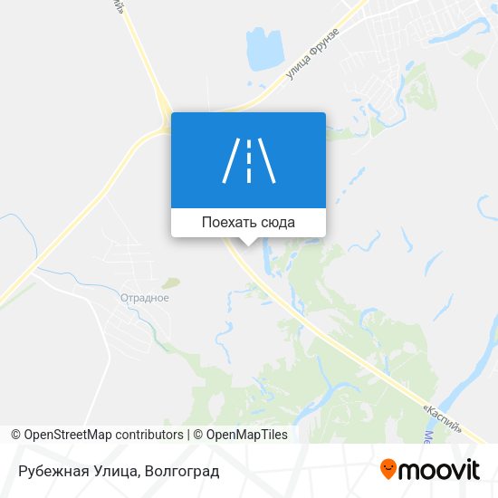 Карта Рубежная Улица