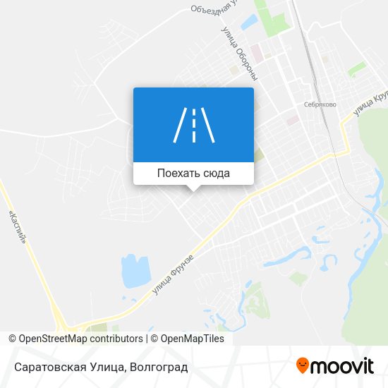 Карта Саратовская Улица