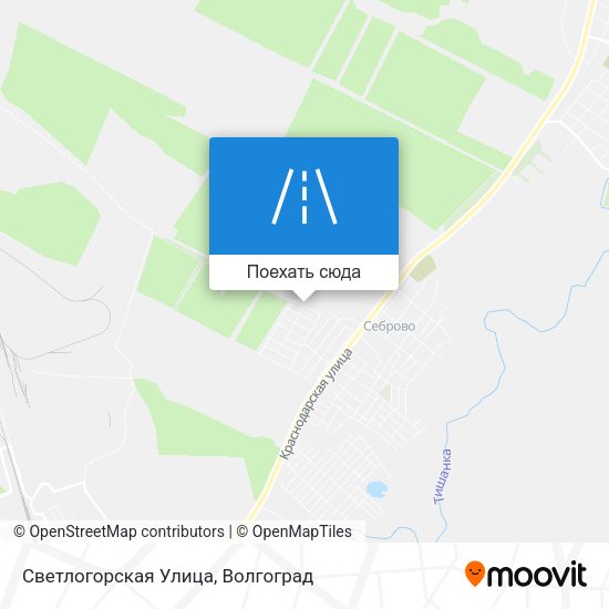 Карта Светлогорская Улица