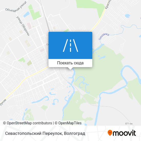 Карта Севастопольский Переулок