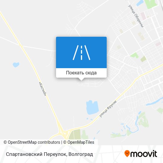 Карта Спартановский Переулок