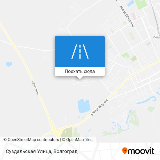 Карта Суздальская Улица