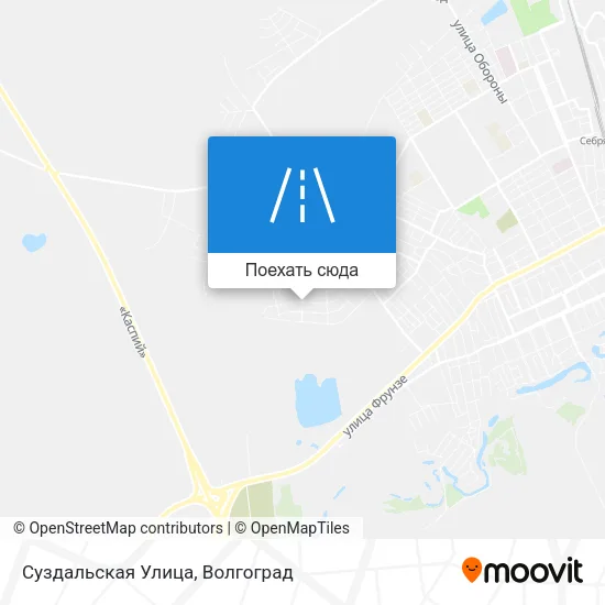 Карта Суздальская Улица