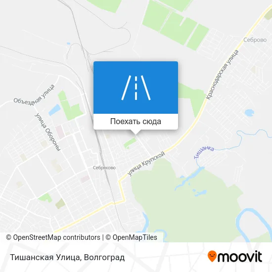 Карта Тишанская Улица
