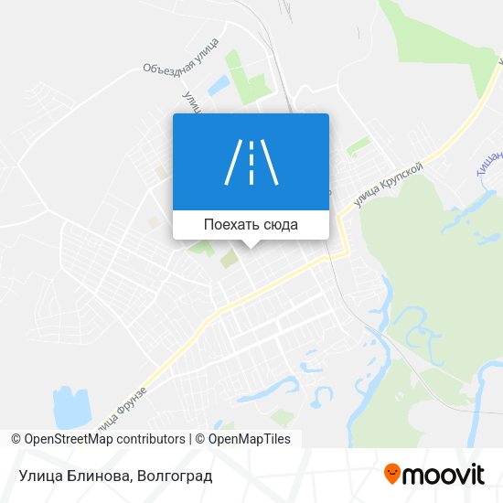 Карта Улица Блинова