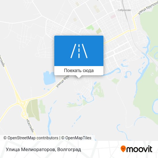 Карта Улица Мелиораторов