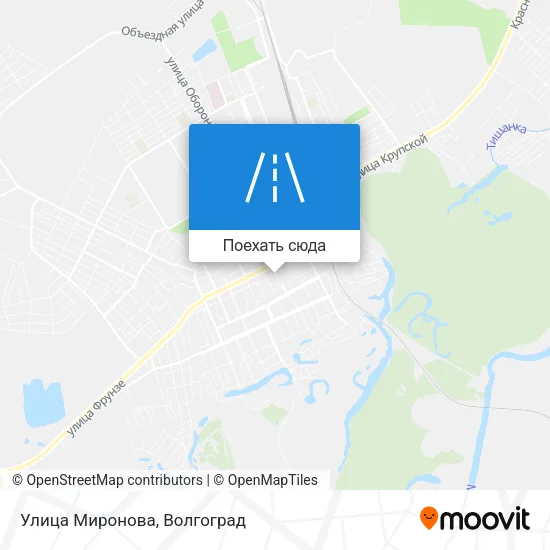 Карта Улица Миронова