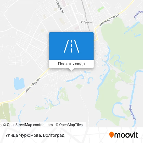Карта Улица Чурюмова