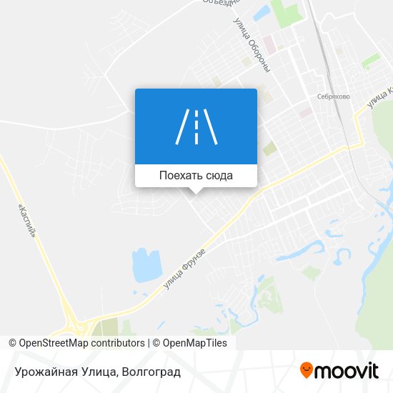 Карта Урожайная Улица