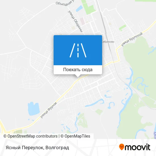 Карта Ясный Переулок