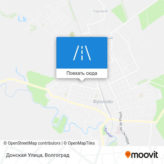 Карта Донская Улица