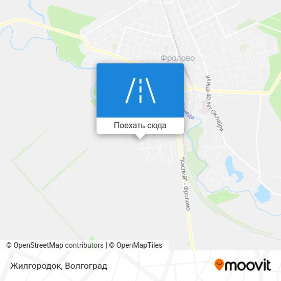 Карта Жилгородок