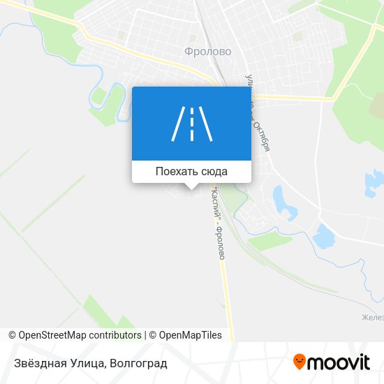 Карта Звёздная Улица