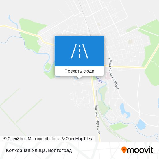 Карта Колхозная Улица