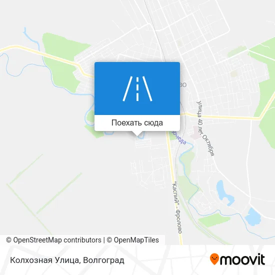 Карта Колхозная Улица