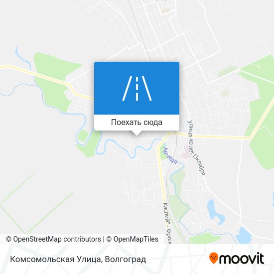 Карта Комсомольская Улица