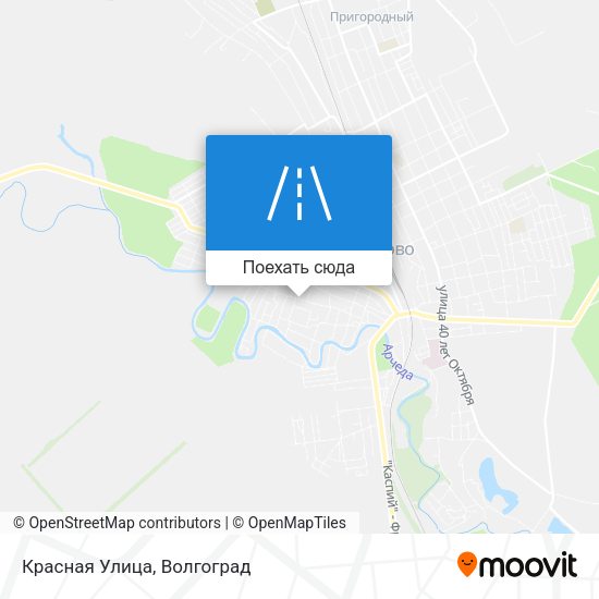 Карта Красная Улица