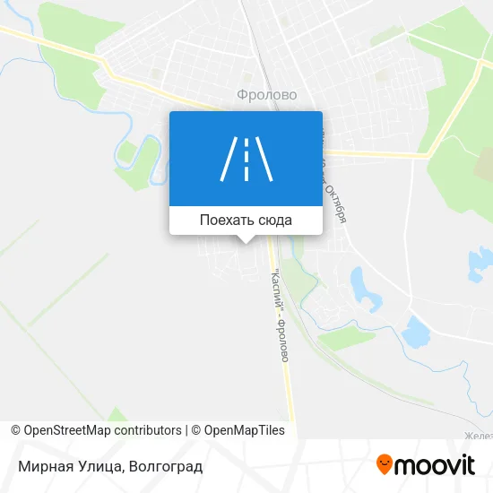 Карта Мирная Улица