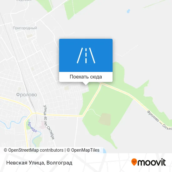 Карта Невская Улица