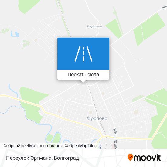 Карта Переулок Эртмана