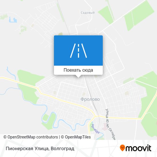 Карта Пионерская Улица