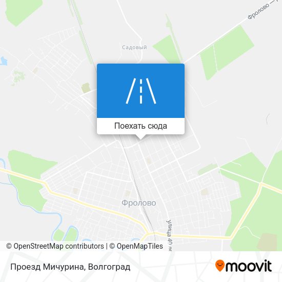 Карта Проезд Мичурина
