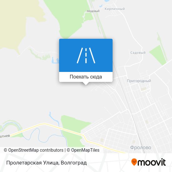 Карта Пролетарская Улица