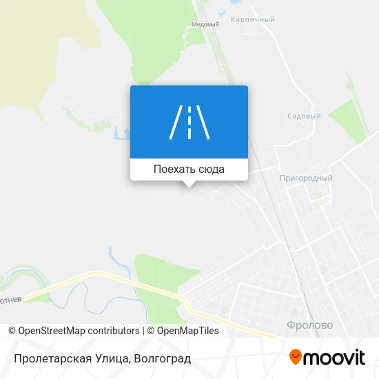Карта Пролетарская Улица