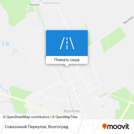Карта Совхозный Переулок