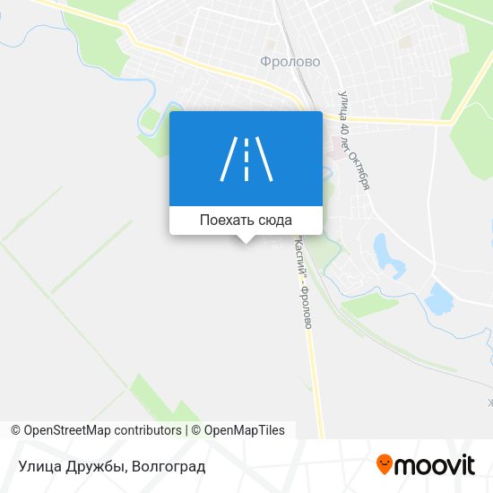 Карта Улица Дружбы