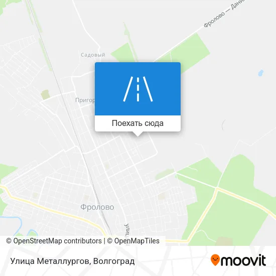 Карта Улица Металлургов
