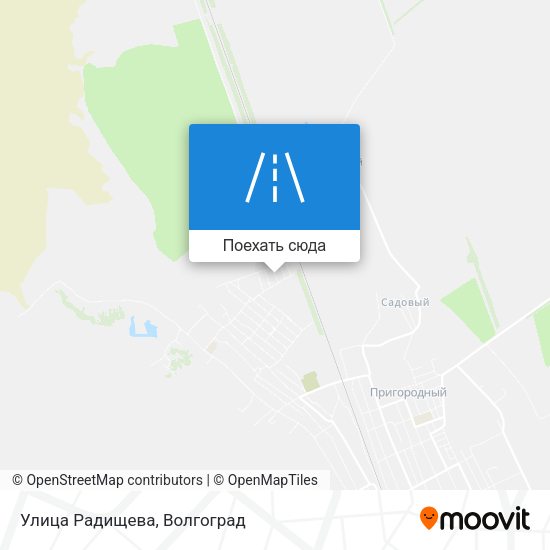 Карта Улица Радищева