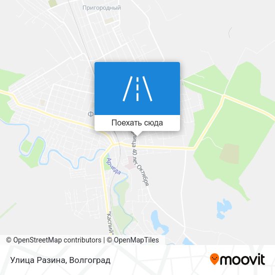 Карта Улица Разина