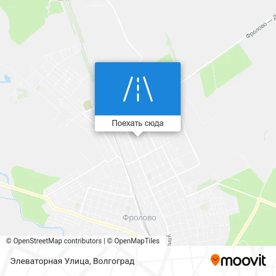 Карта Элеваторная Улица