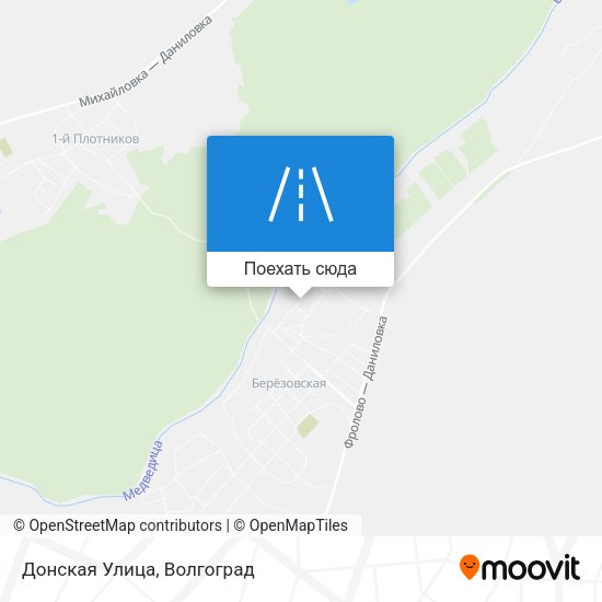 Карта Донская Улица